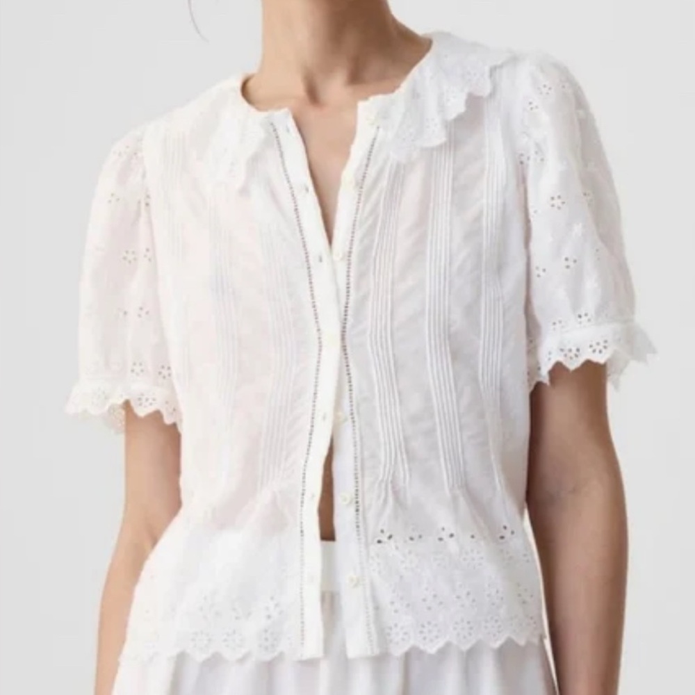 NWT Gap x Doen White Blouse